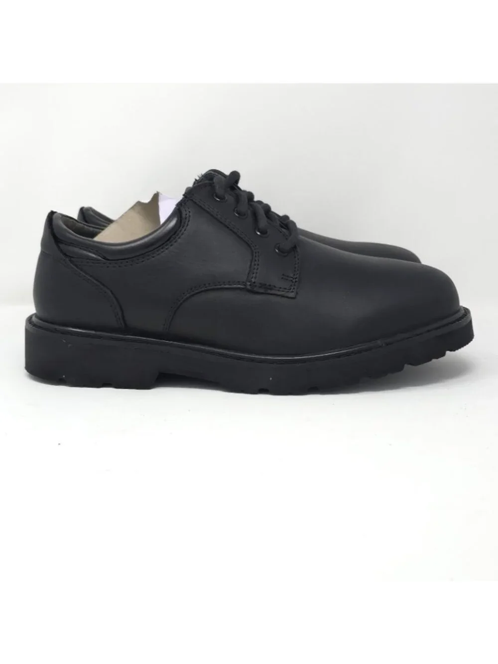 New Dockers Oxford Shelter Black Full Grain Leather Plain Toe Men’s 8W